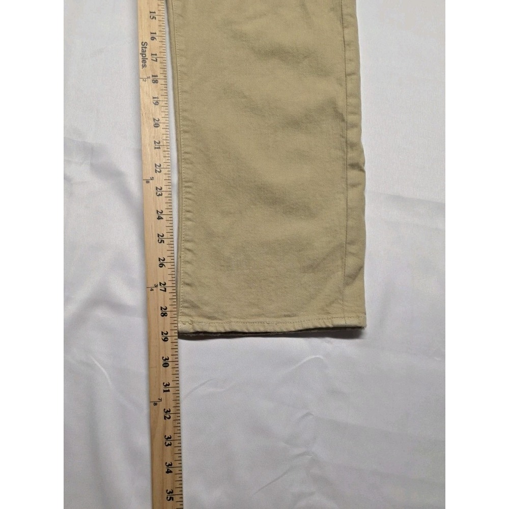 Mother The Ditcher Utility Flood Jeans Womens 27 Straight Fit Denim Khaki - Picture 3 of 10